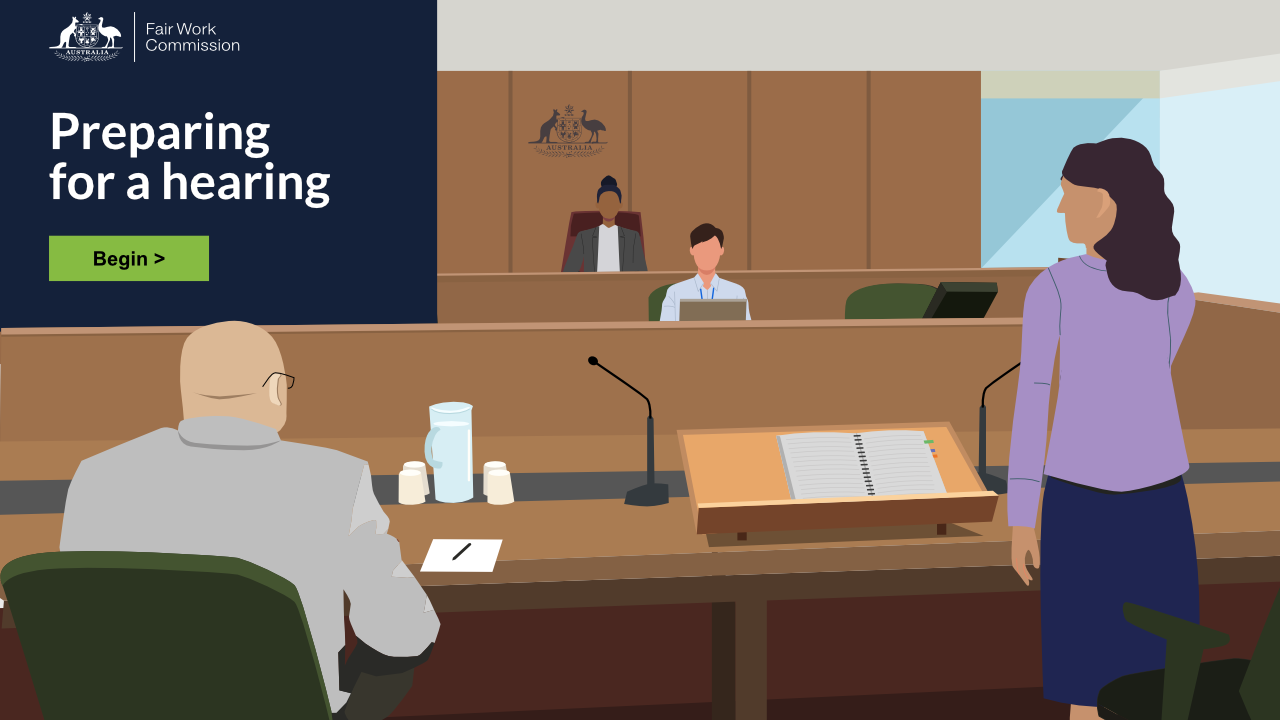 Preparing for a hearing image