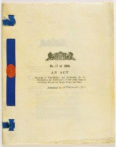 Image: front cover of Act No. 13 of 1904